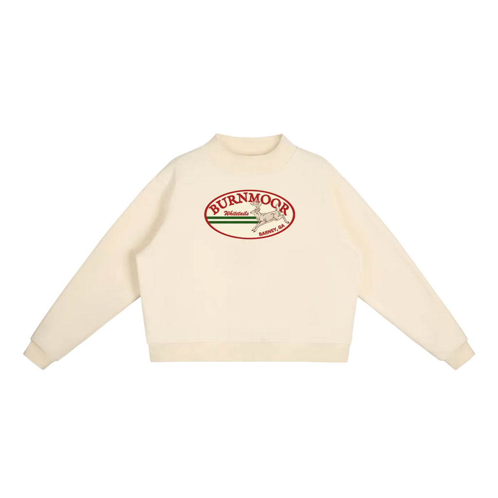 Whitetails Mock-Neck Sweatshirt