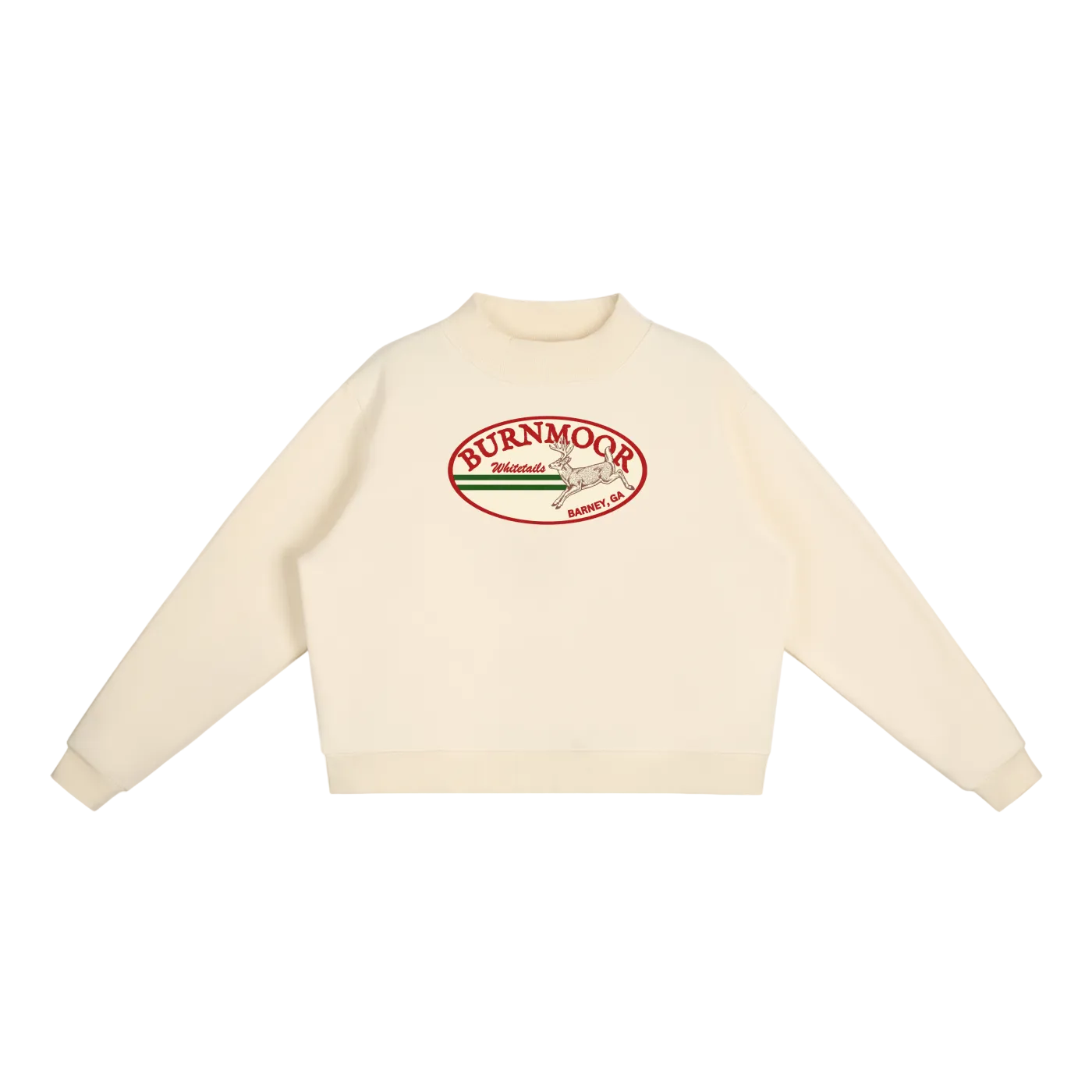 Whitetails Mock-Neck Sweatshirt