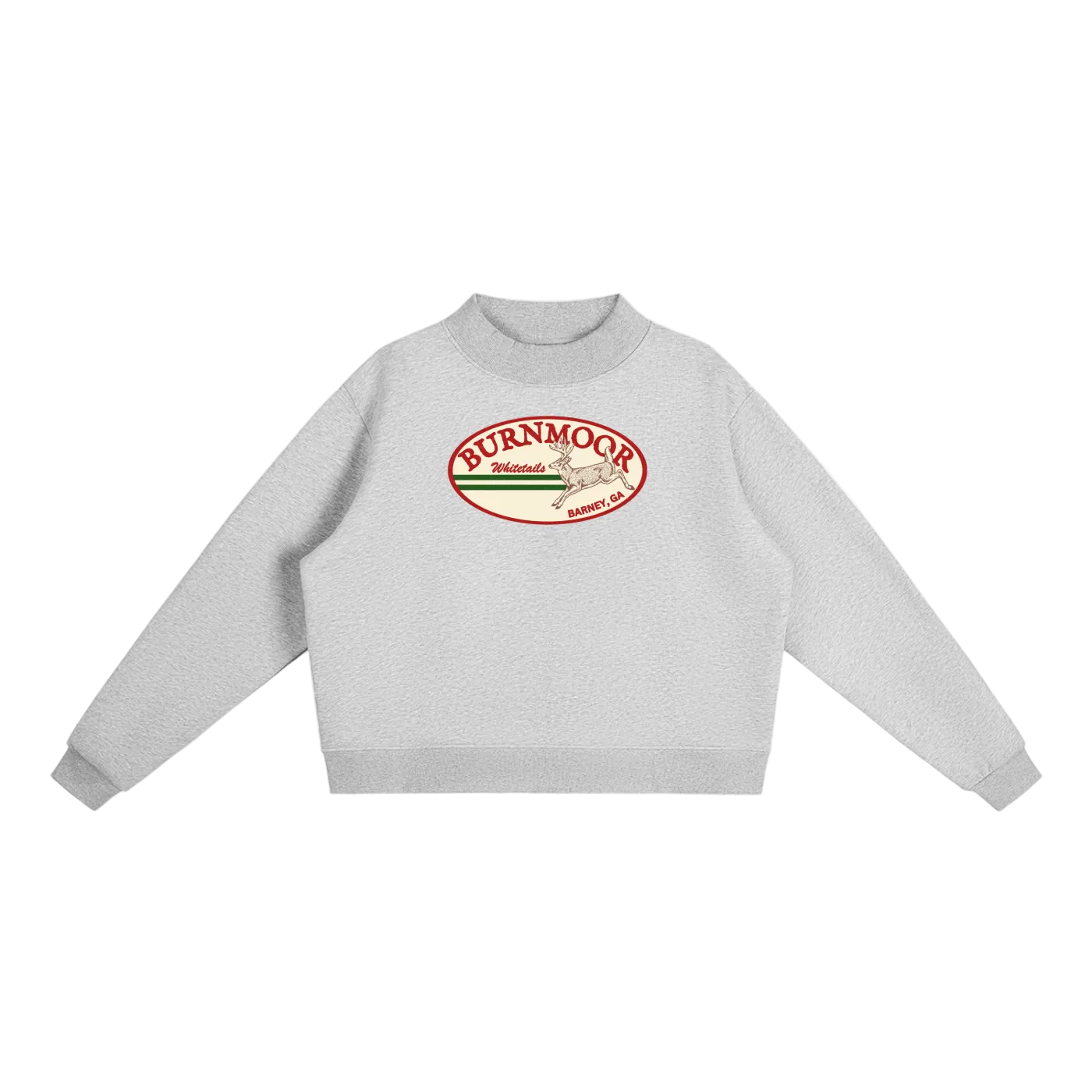Whitetails Mock-Neck Sweatshirt